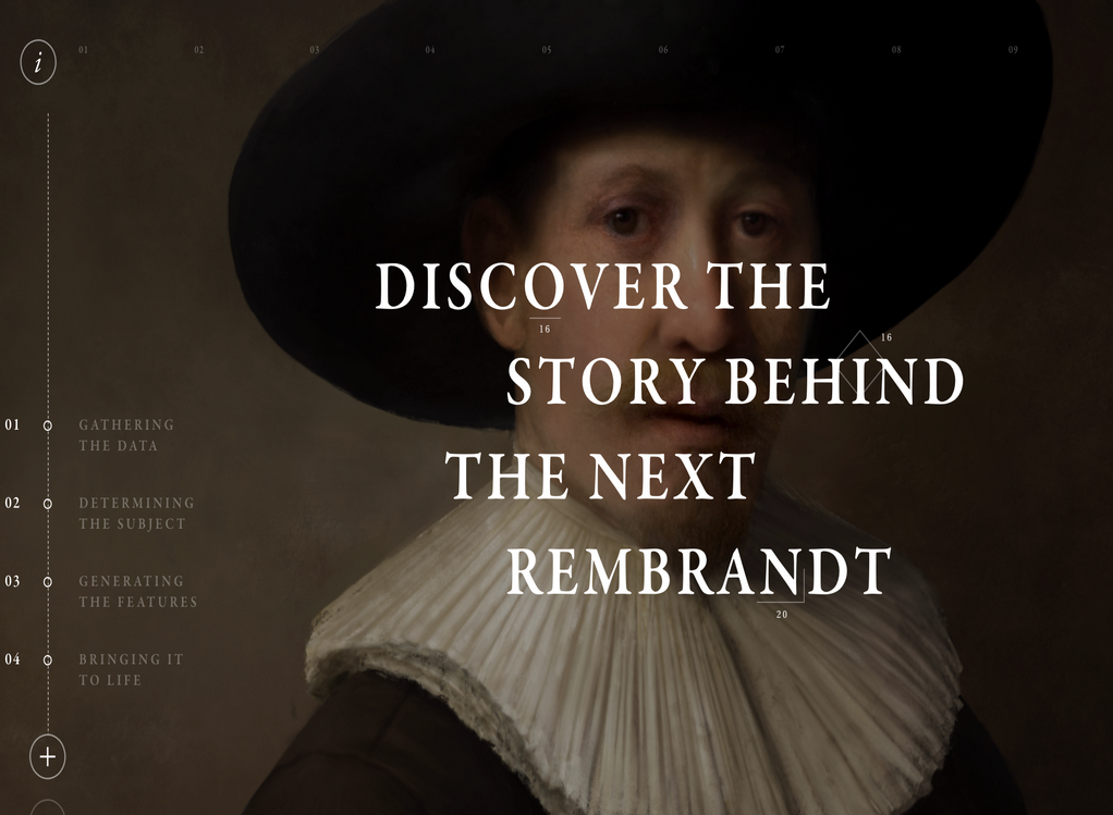 3D news: “The Next Rembrandt” project